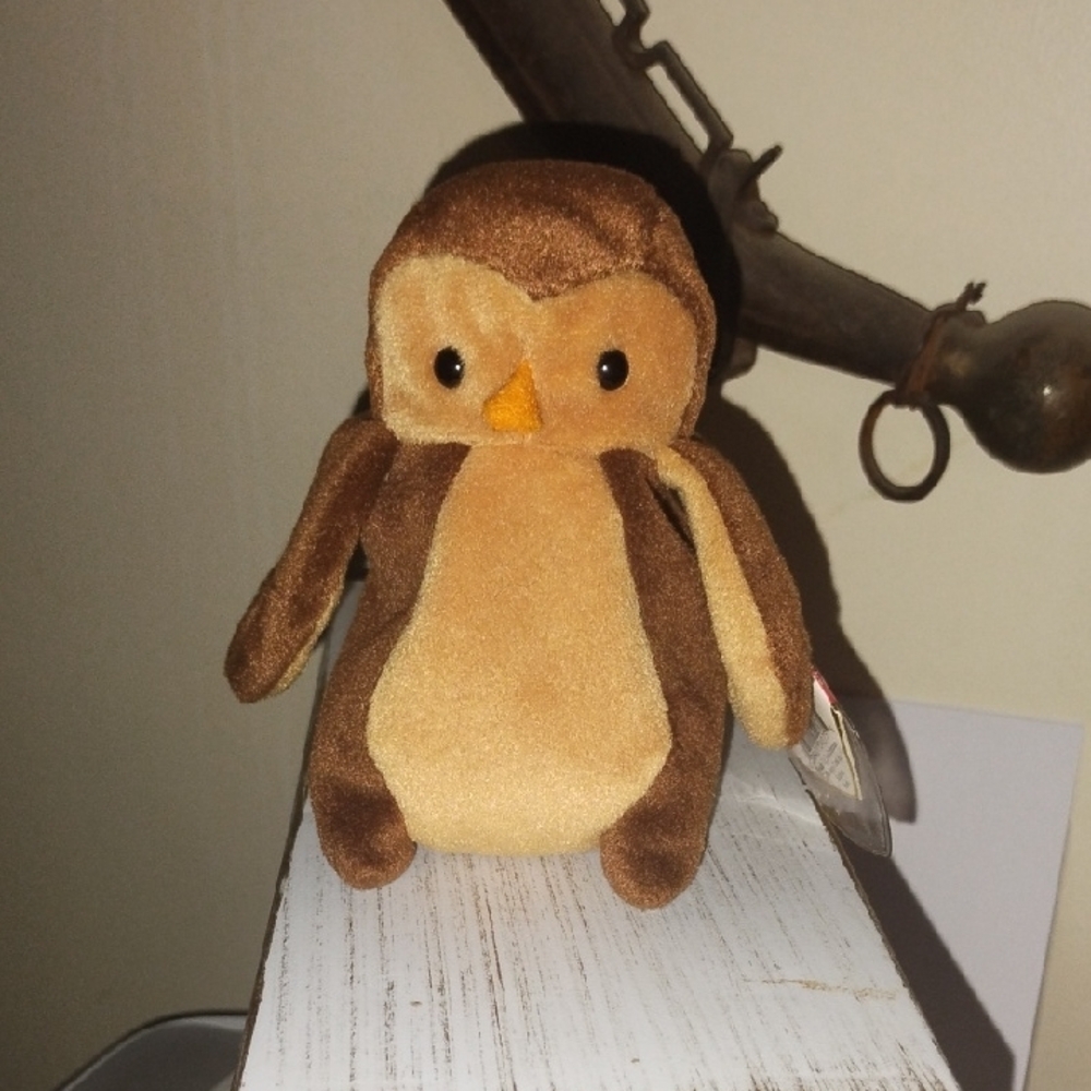 Ty Hoot The Owl Beanie Baby